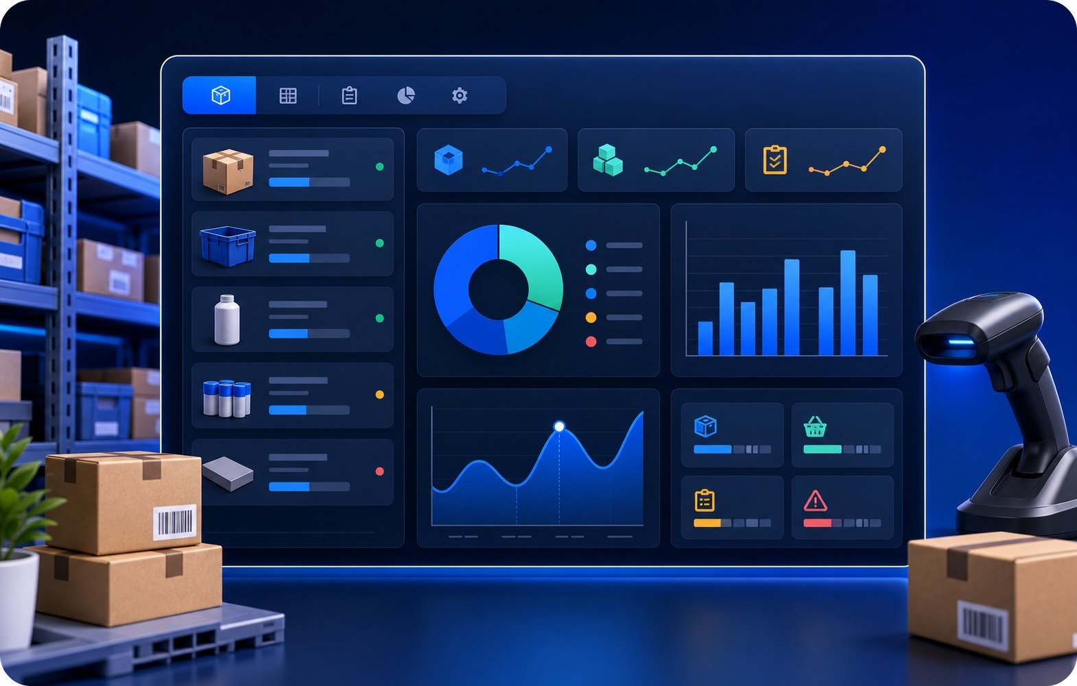 Inventory Control System visual example
